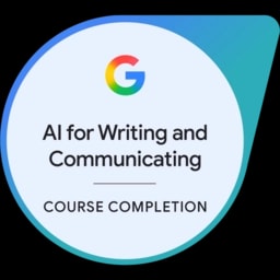 Google AI for Writing and Communicating badge